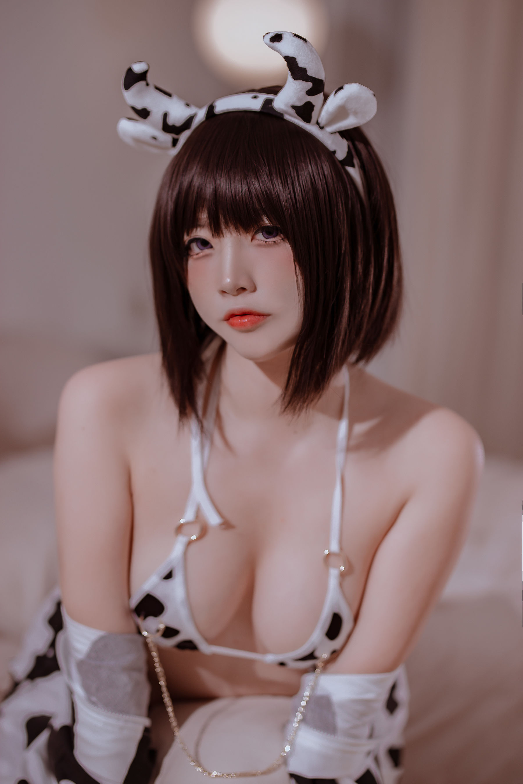 人气Coser二佐Nisa - 奶牛妹妹 套图13