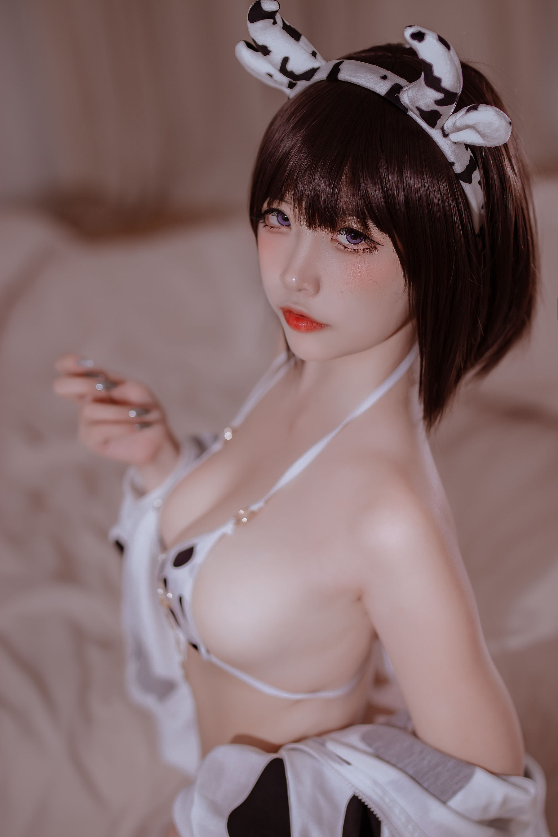 人气Coser二佐Nisa - 奶牛妹妹 套图26
