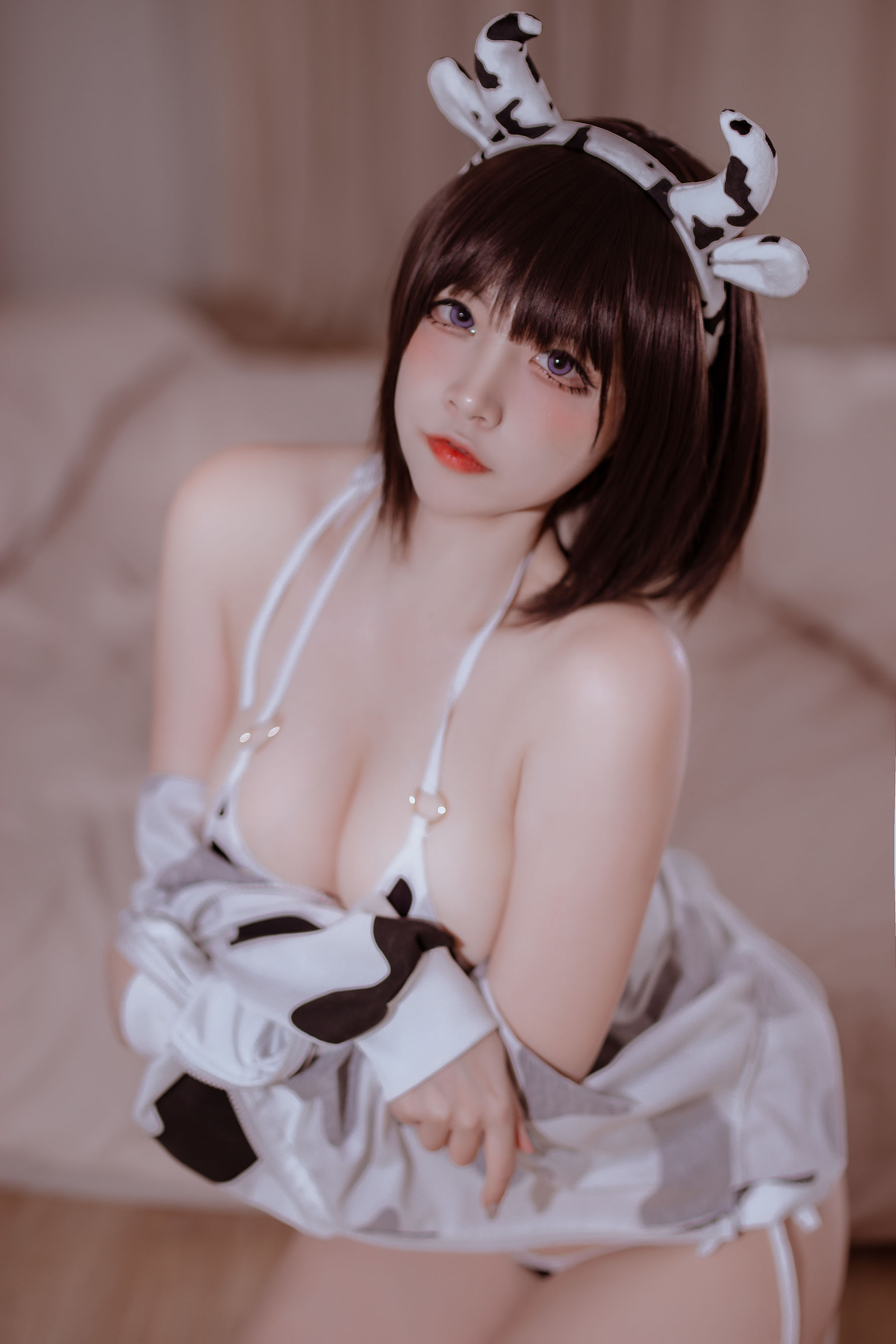 人气Coser二佐Nisa - 奶牛妹妹 套图27
