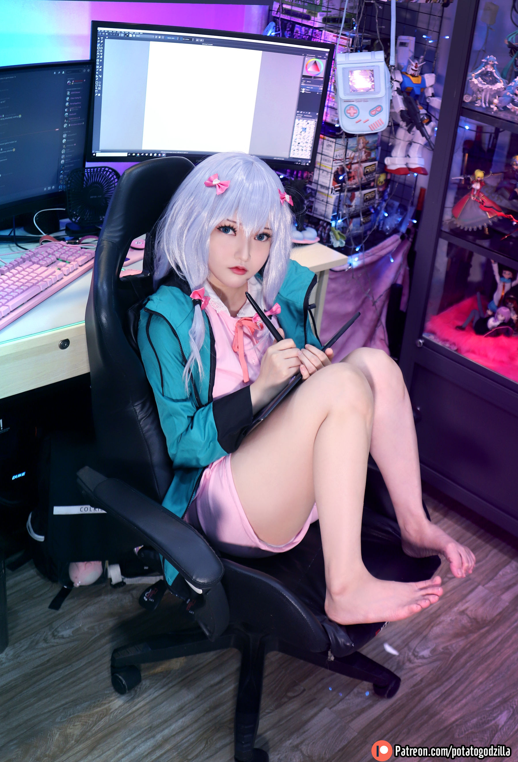 [网红COSER写真] Potato Godzilla - Sagiri 套图3