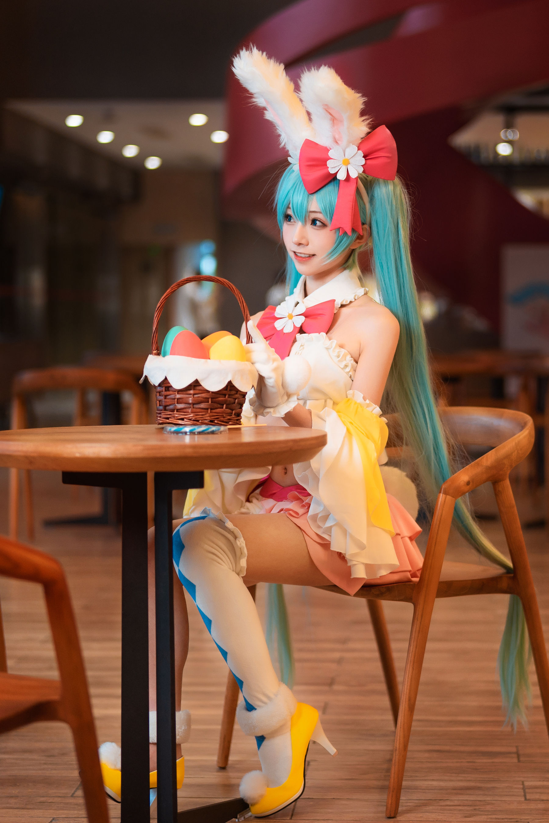 [网红COSER写真] 动漫博主Kitaro_绮太郎 - 初音兔女郎 套图9