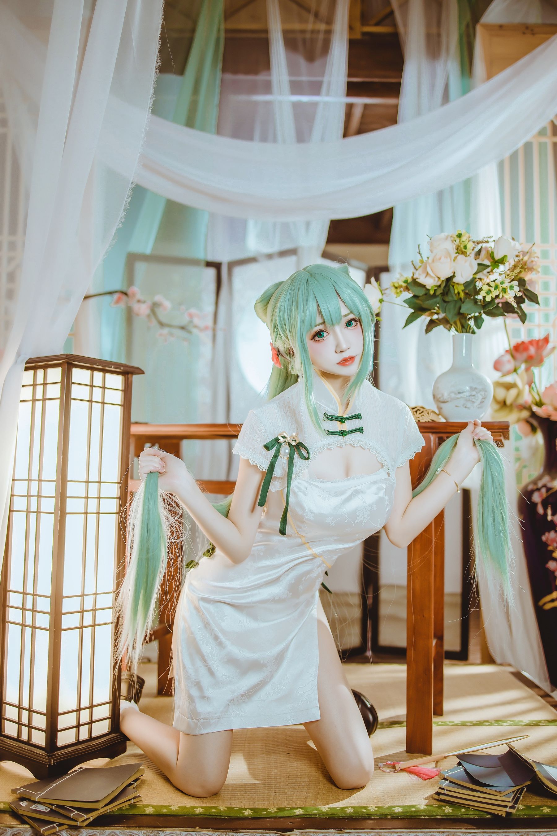 Coser衣衣 - 初音韶华 写真套图13