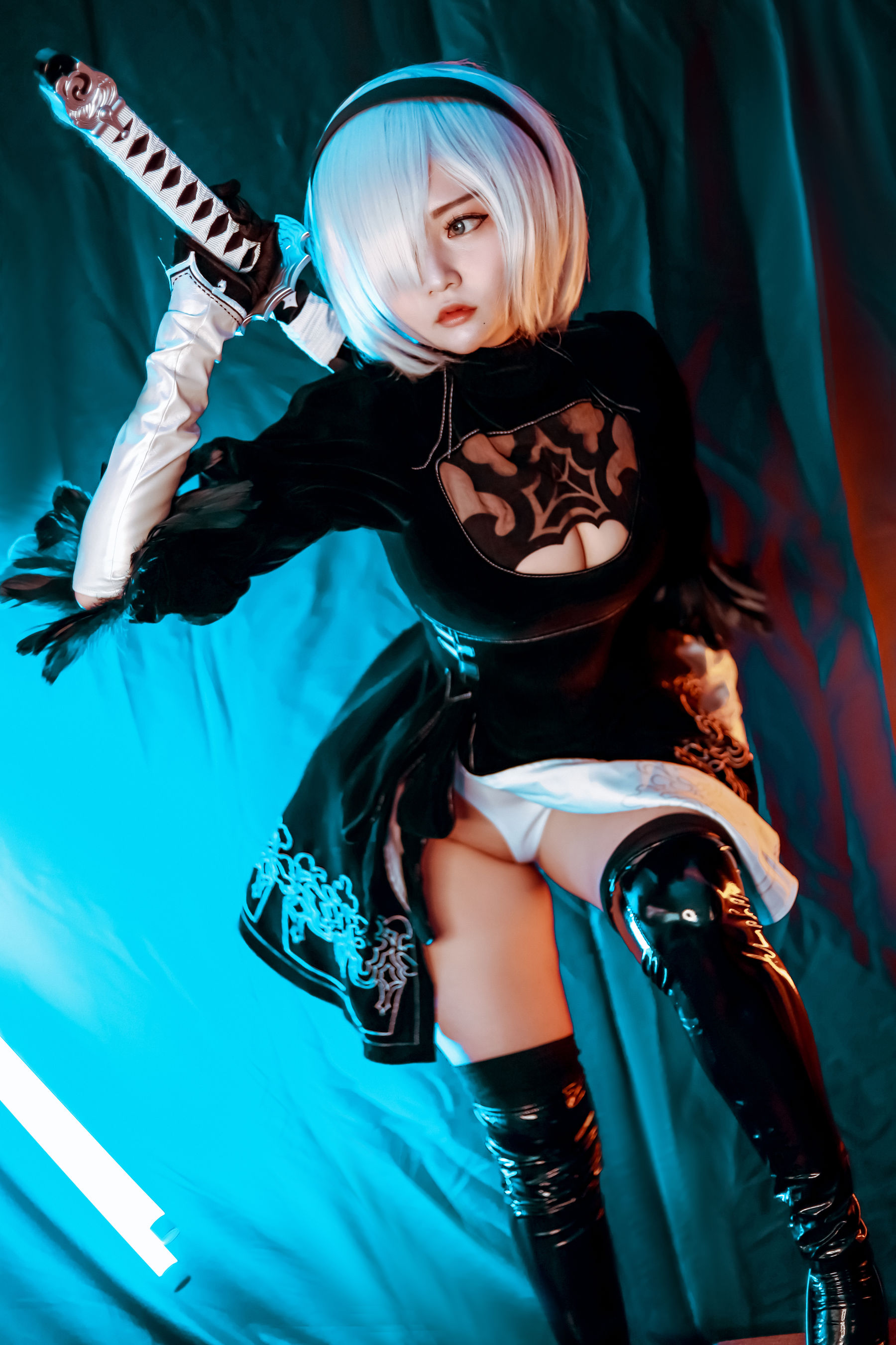 Coser小姐姐Potato Godzilla - 2B 写真套图2