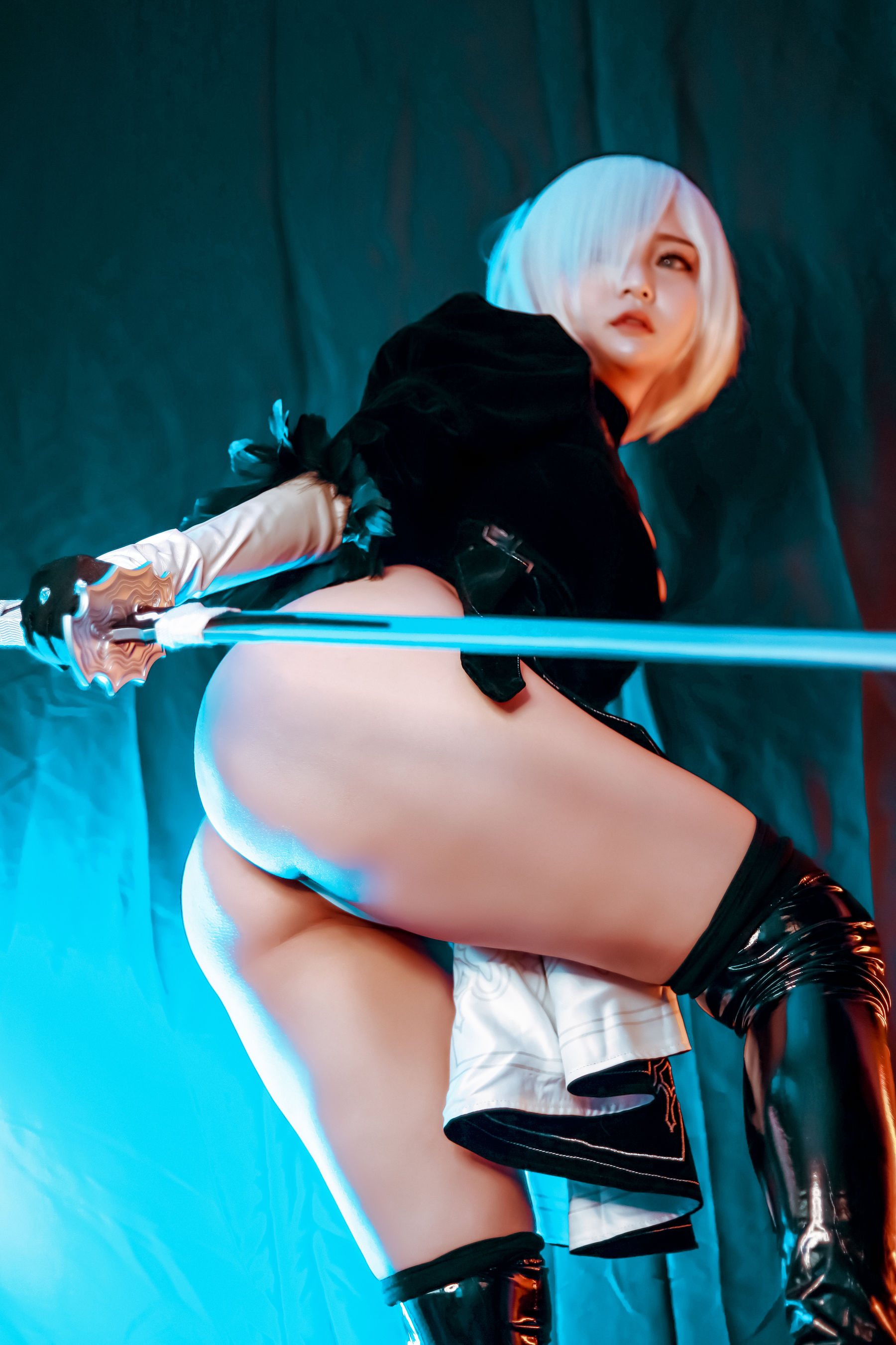 Coser小姐姐Potato Godzilla - 2B 写真套图6