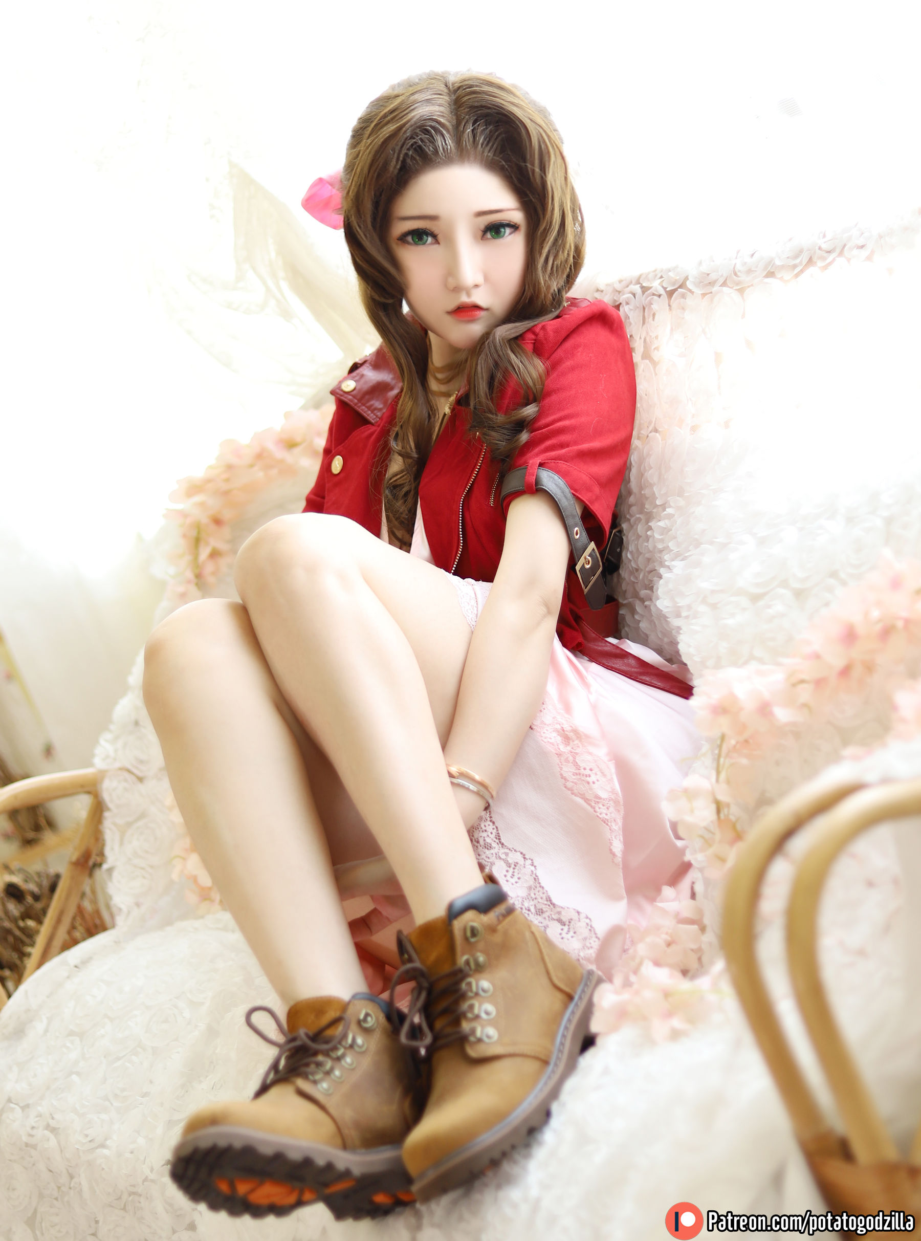 Coser小姐姐Potato Godzilla - Aeris 写真套图2