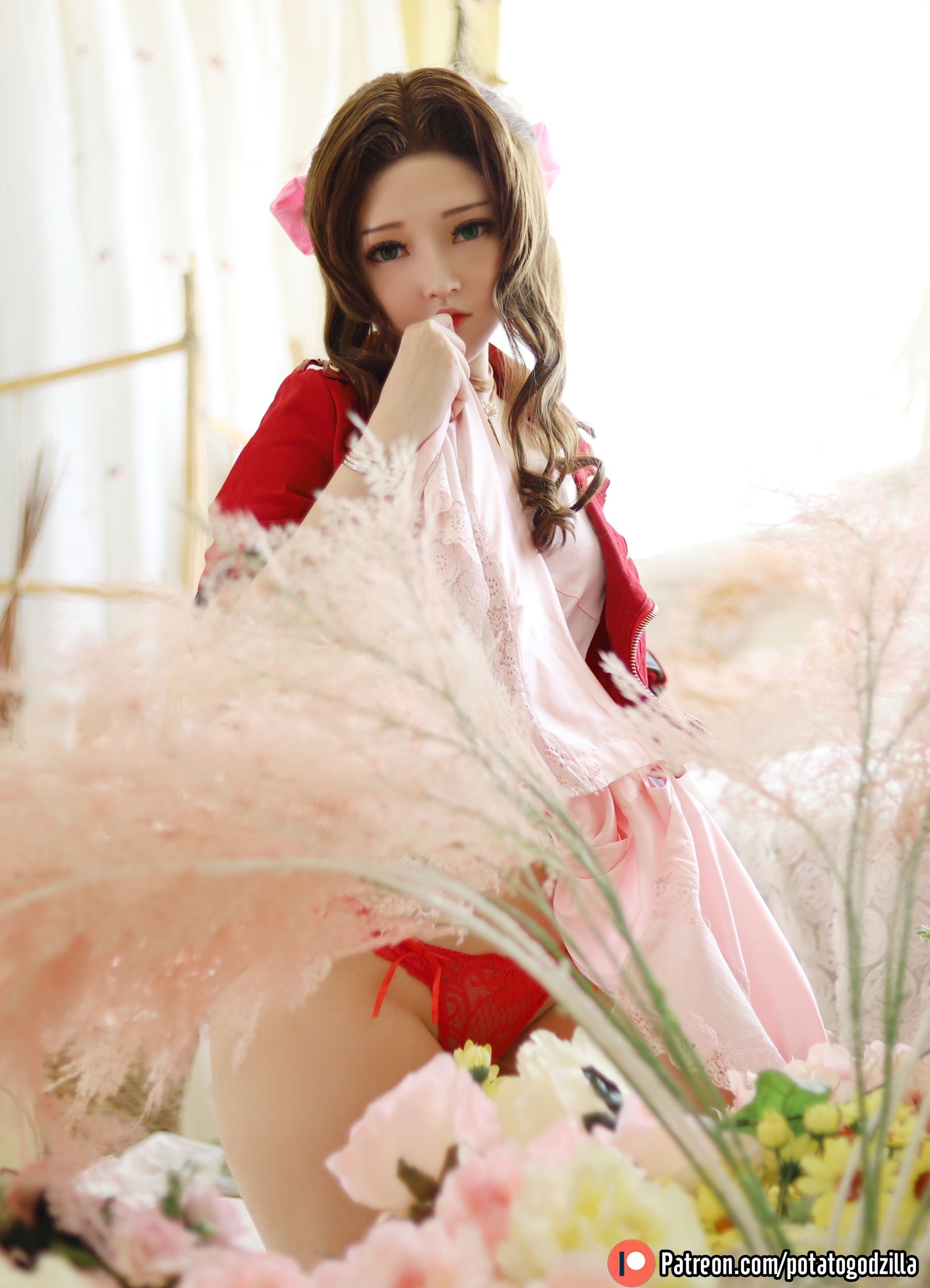 Coser小姐姐Potato Godzilla - Aeris 写真套图9