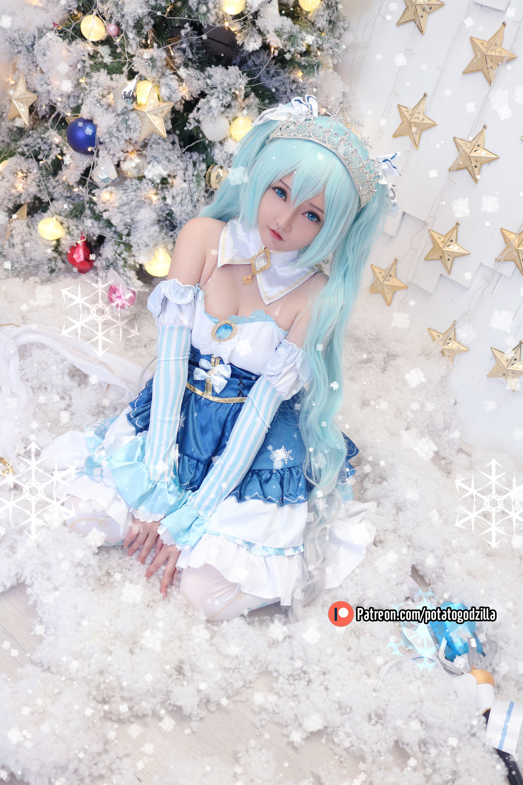 Coser小姐姐Potato Godzilla - Snow Miku24
