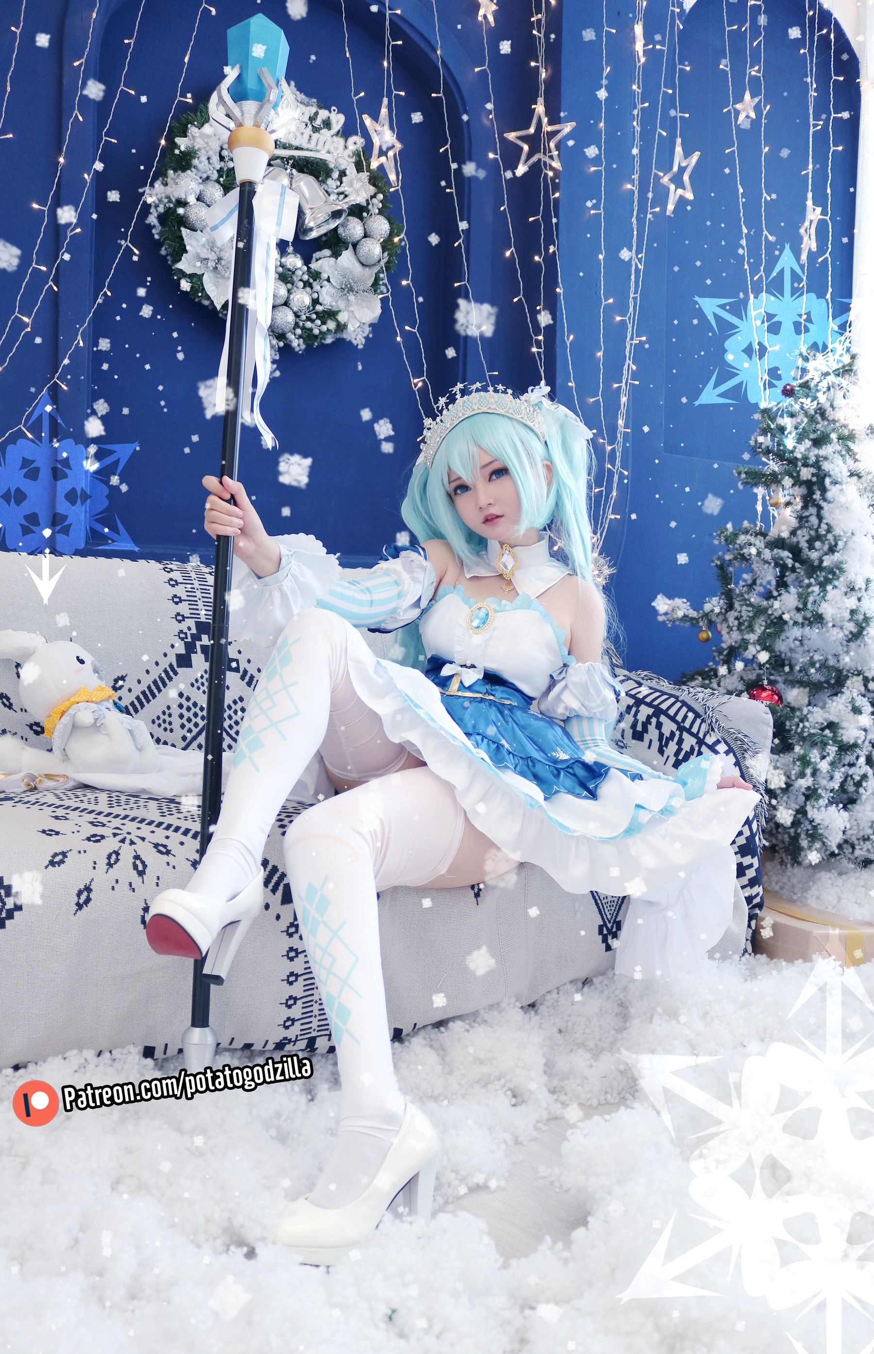 Coser小姐姐Potato Godzilla - Snow Miku21
