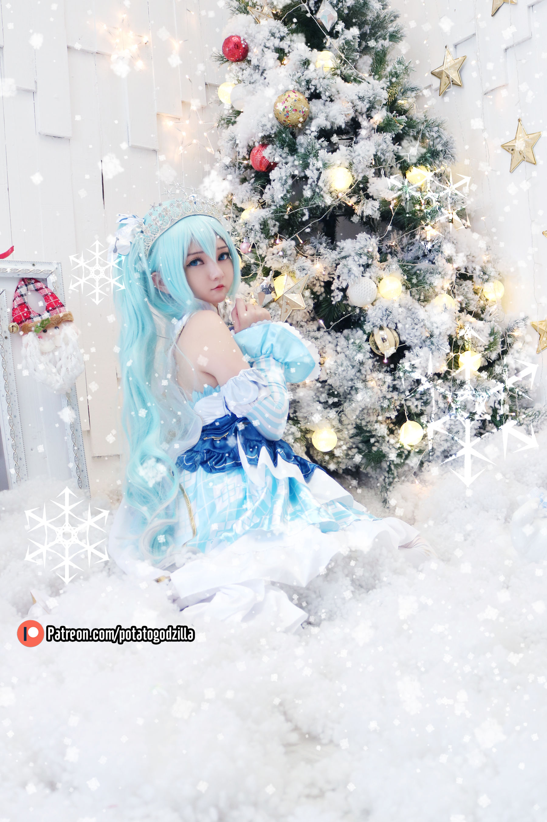 Coser小姐姐Potato Godzilla - Snow Miku29
