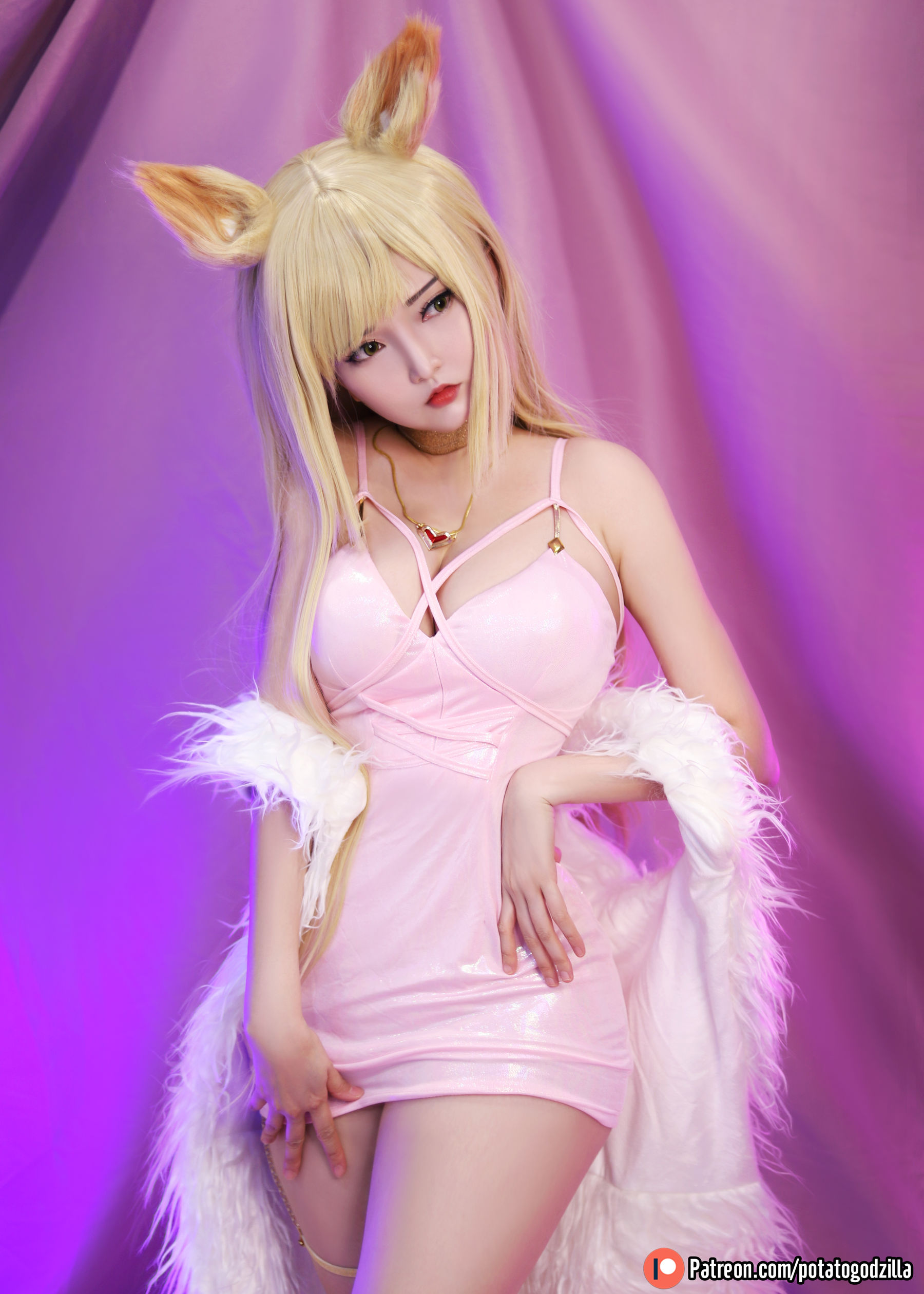 Coser小姐姐Potato Godzilla - KDA Ahri4