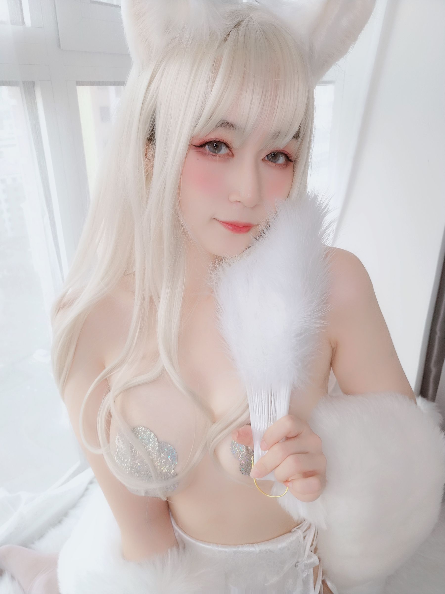 [COS福利] Coser小姐姐白银 - 白兔 写真套图68