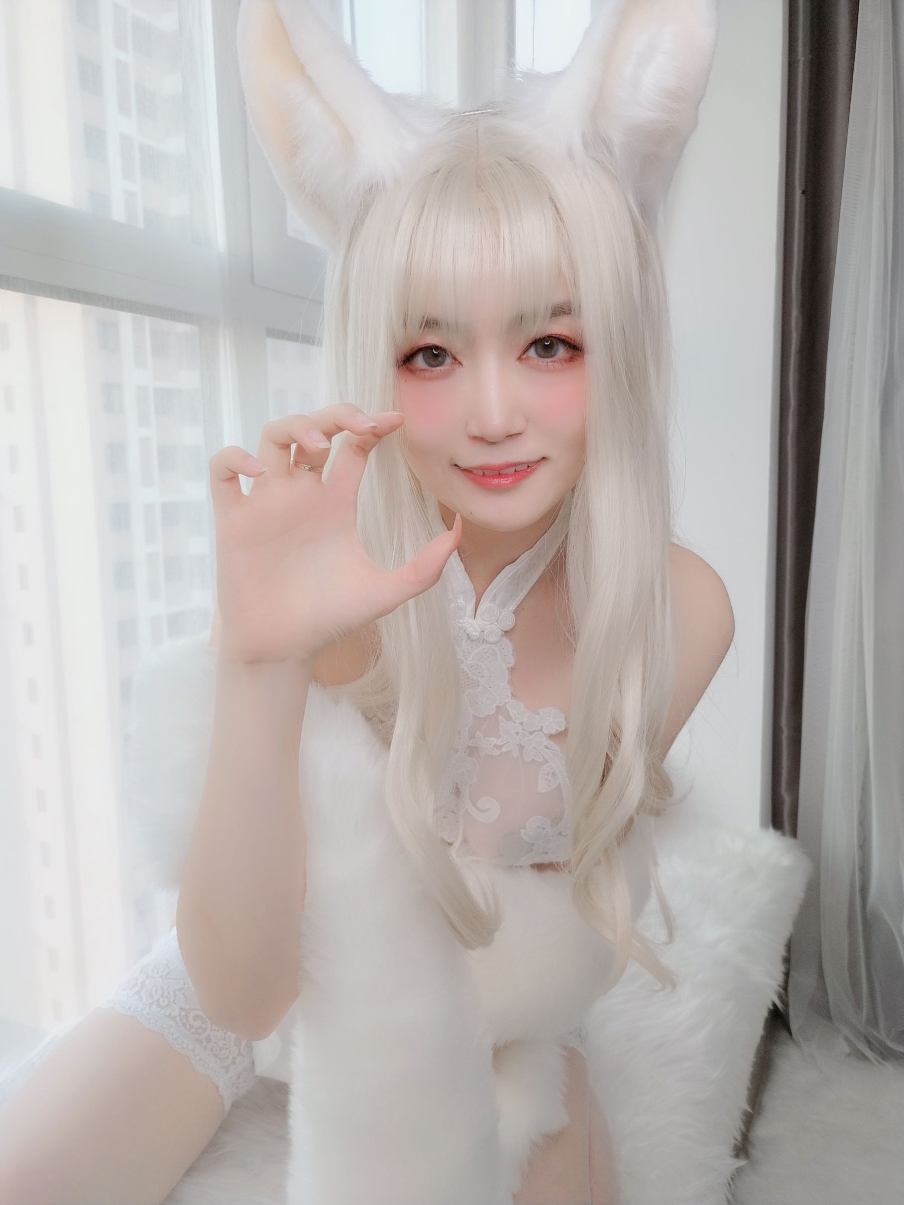 [COS福利] Coser小姐姐白银 - 白兔 写真套图78