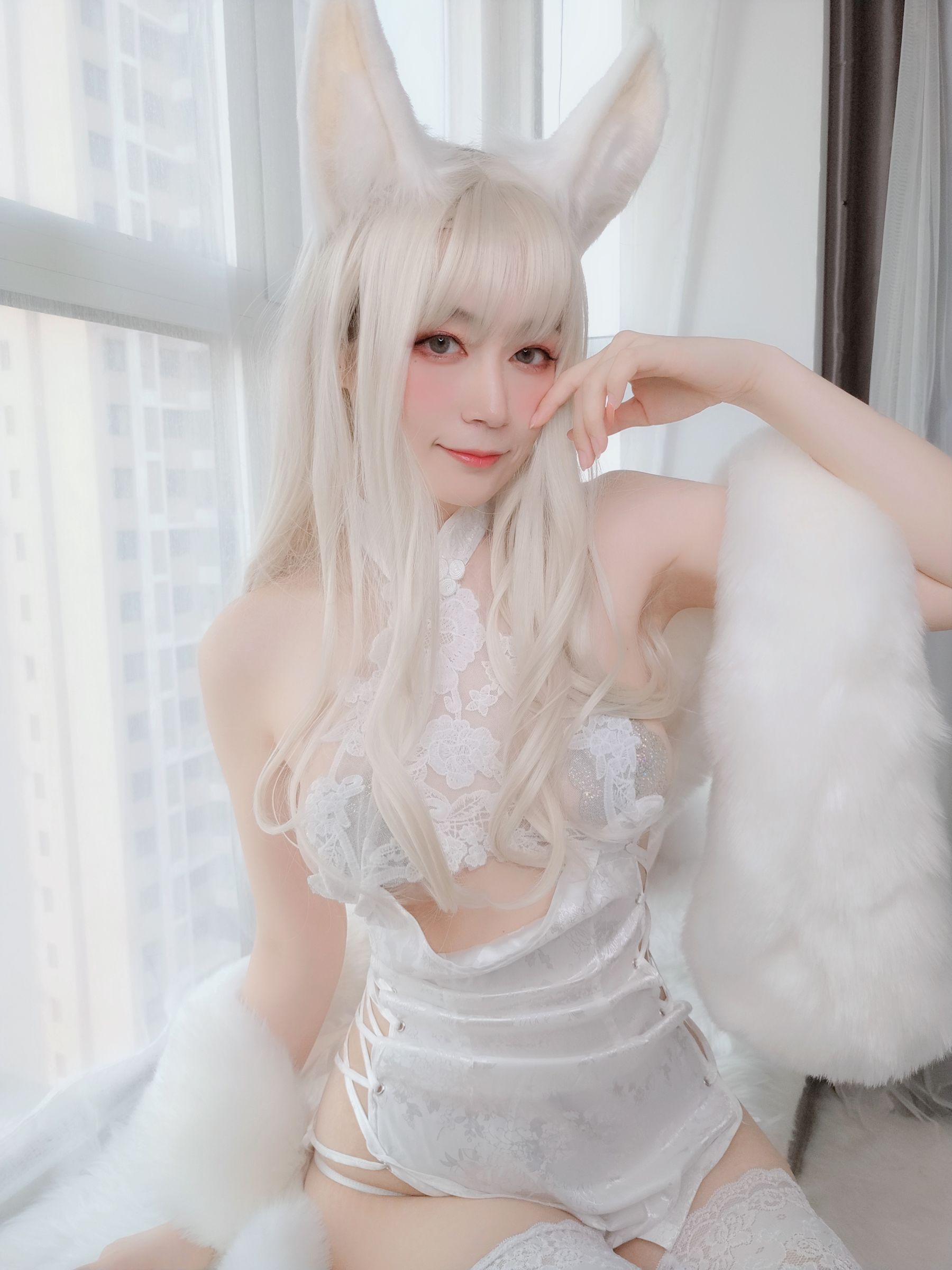 [COS福利] Coser小姐姐白银 - 白兔 写真套图77